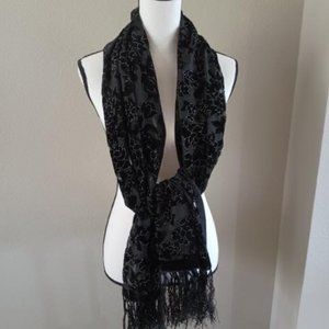 Black & Silver Scarf - NWOT